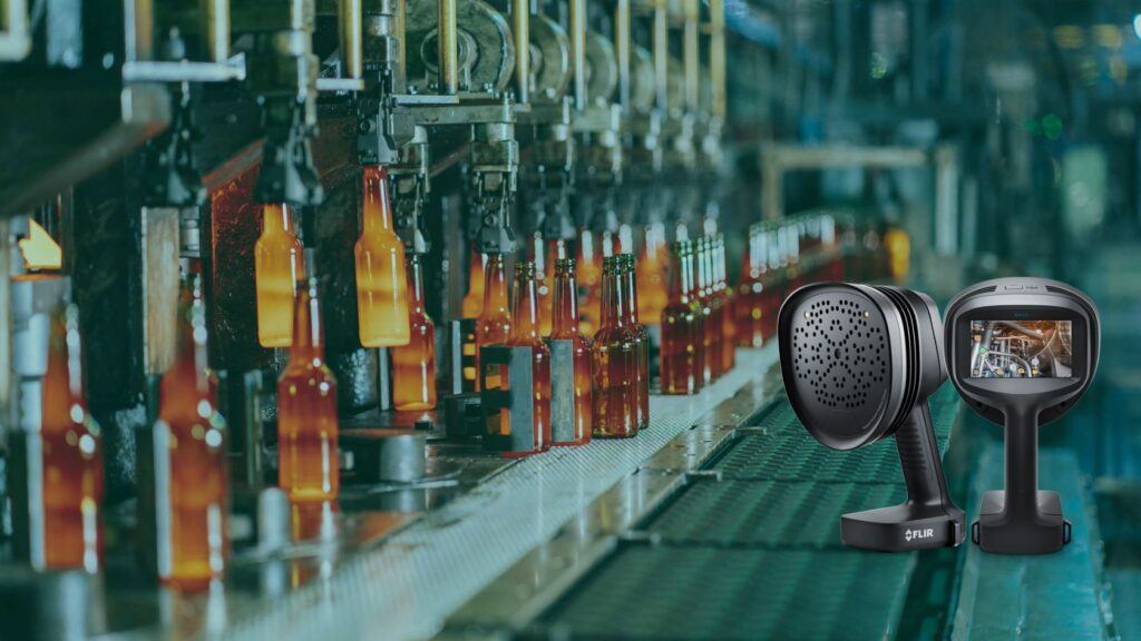 FLIR Si-Serie - Druckluftleckagen in der Glasproduktion
