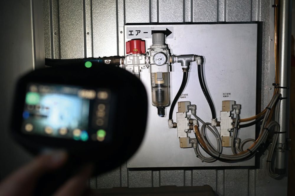 FLIR Si2 Druckluftleckagen