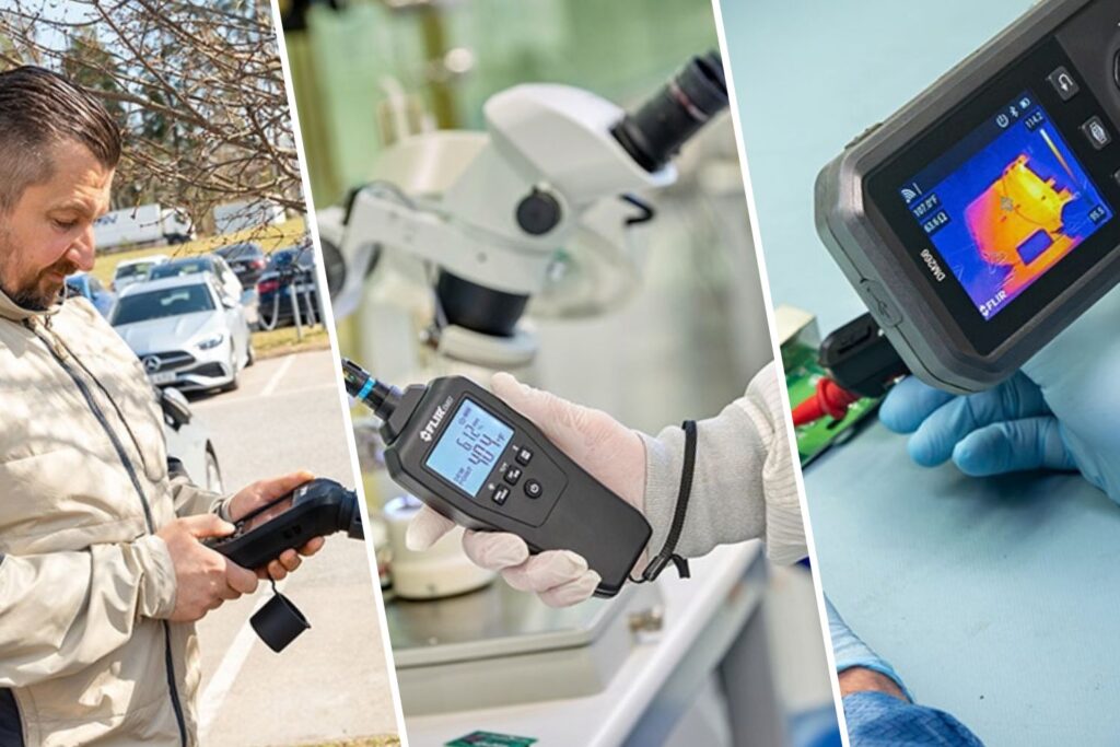 Drei neue FLIR Messgeräte DM266, EV86-T2 und EM57