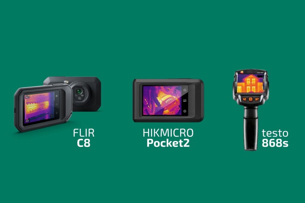 FLIR C8 HIKMICRO Pocket2 testo 868s