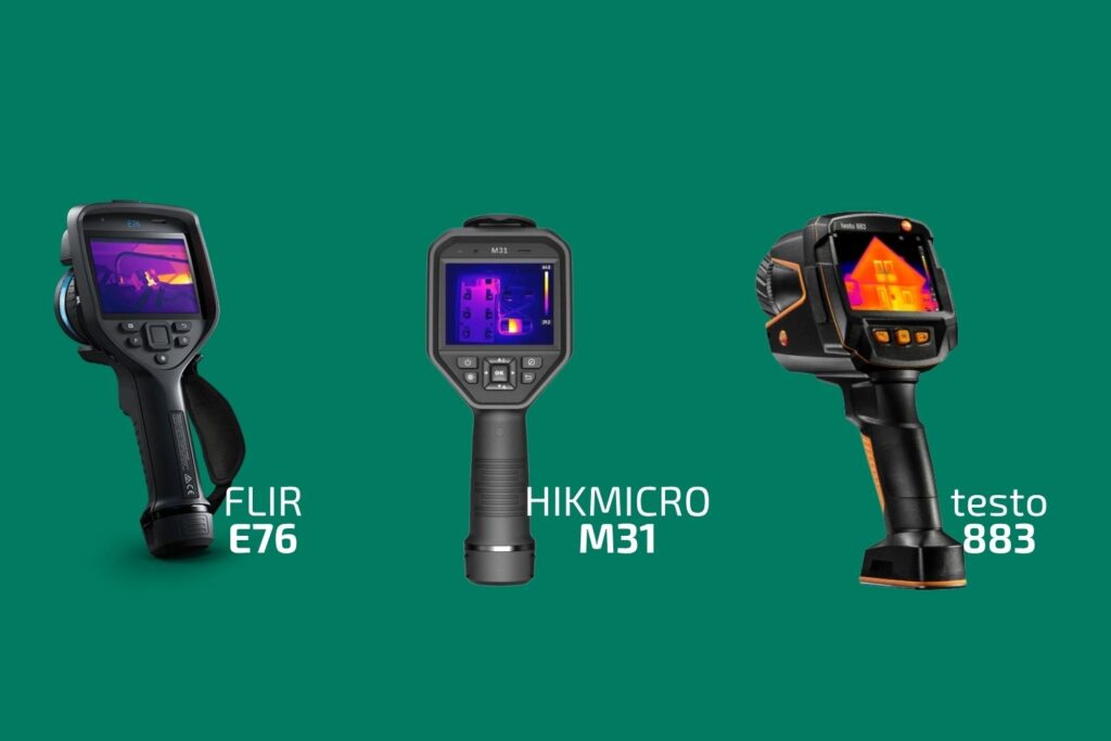 FLIR E76 HIKMICRO M31 testo 883