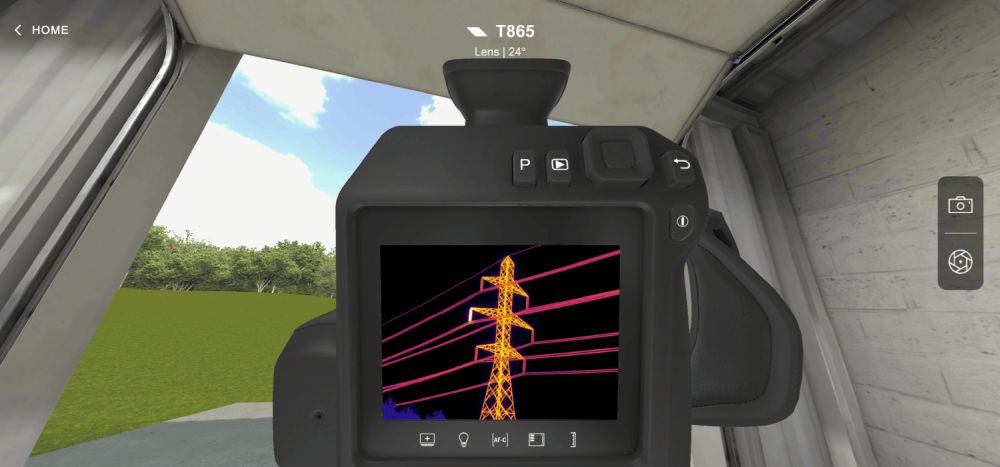 FLIR 24° Motiv Hochspannungsmast FLIR 24° Motiv Hochspannungsmast