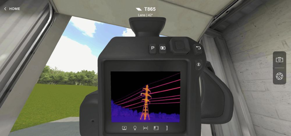 FLIR 42° Motiv Strommast FLIR 42° Motiv Strommast
