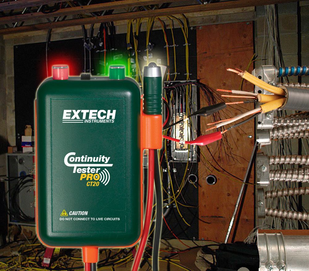 EXTECH CT20 Durchgangsprüfer mit Fernsonde – Bild 3