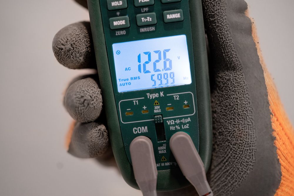 EXTECH EX623A True-RMS-Stromzange mit IR- und Differenztemperaturmessung – Bild 14