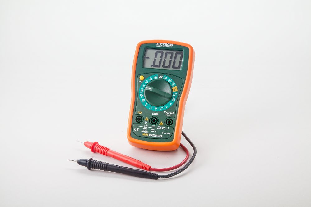 EXTECH MN35 Digitales Mini-Multimeter mit Temperaturmessung – Bild 2