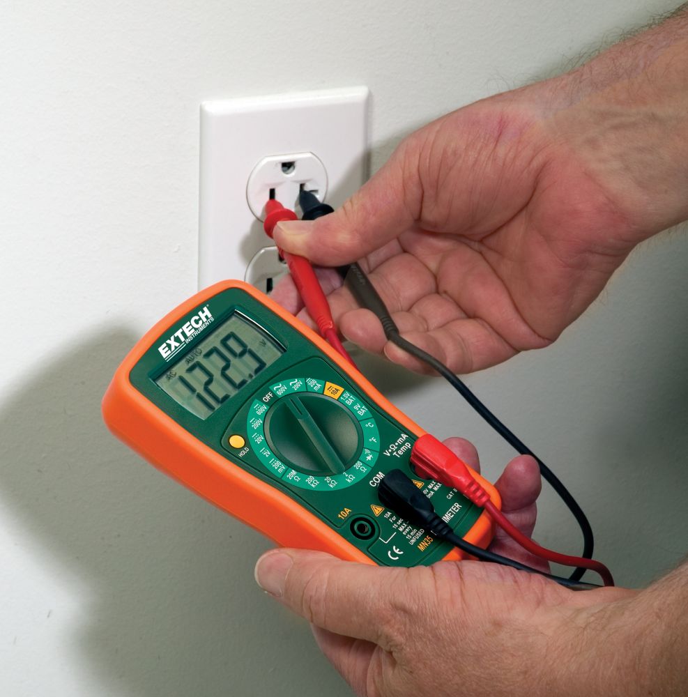 EXTECH MN35 Digitales Mini-Multimeter mit Temperaturmessung – Bild 4