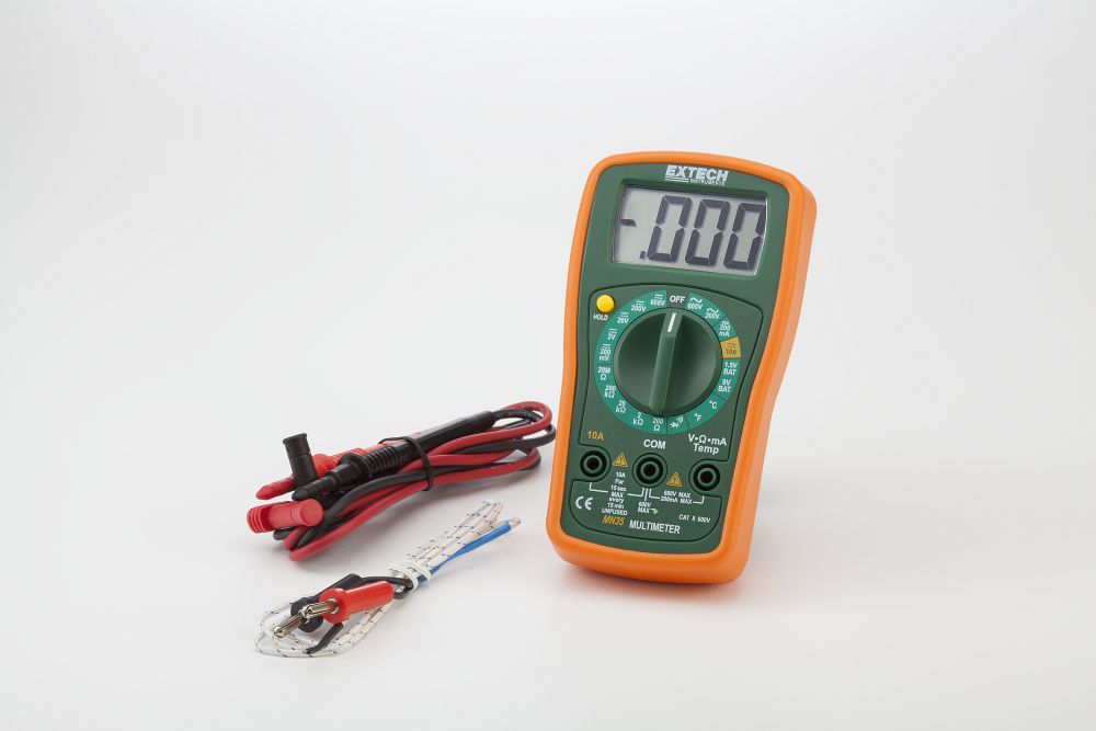 EXTECH MN35 Digitales Mini-Multimeter mit Temperaturmessung – Bild 5