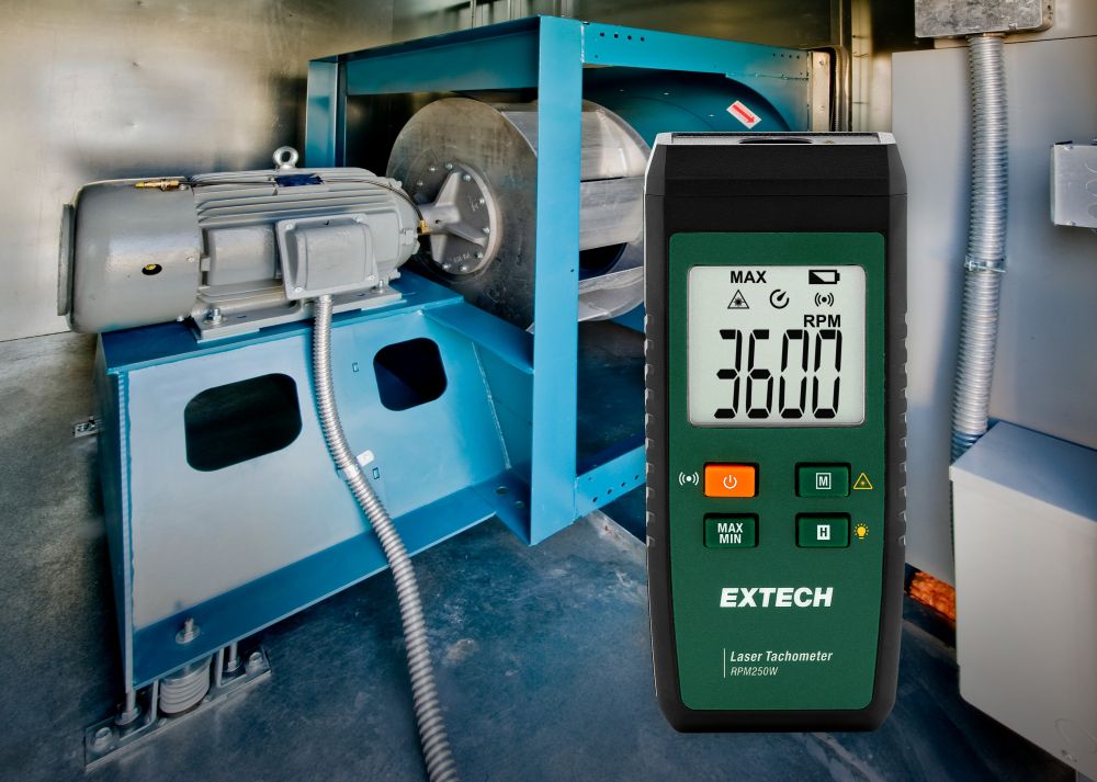 EXTECH RPM250W Laser-Drehzahlmesser mit Bluetooth – Bild 7