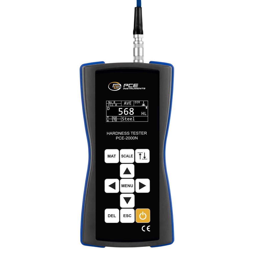 PCE-2000N Leeb-Härteprüfgerät mit externem Schlaggerät und USB-Speicher – Bild 3