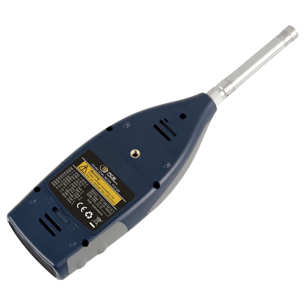PCE-428 Schallpegelmessgerät Klasse 2 mit Oktavbandfilter – Bild 6