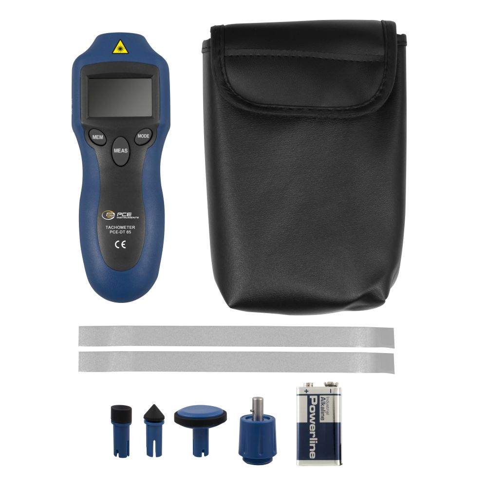 PCE-DT 65 Drehzahlmessgerät für optische und mechanische Messungen – Bild 2