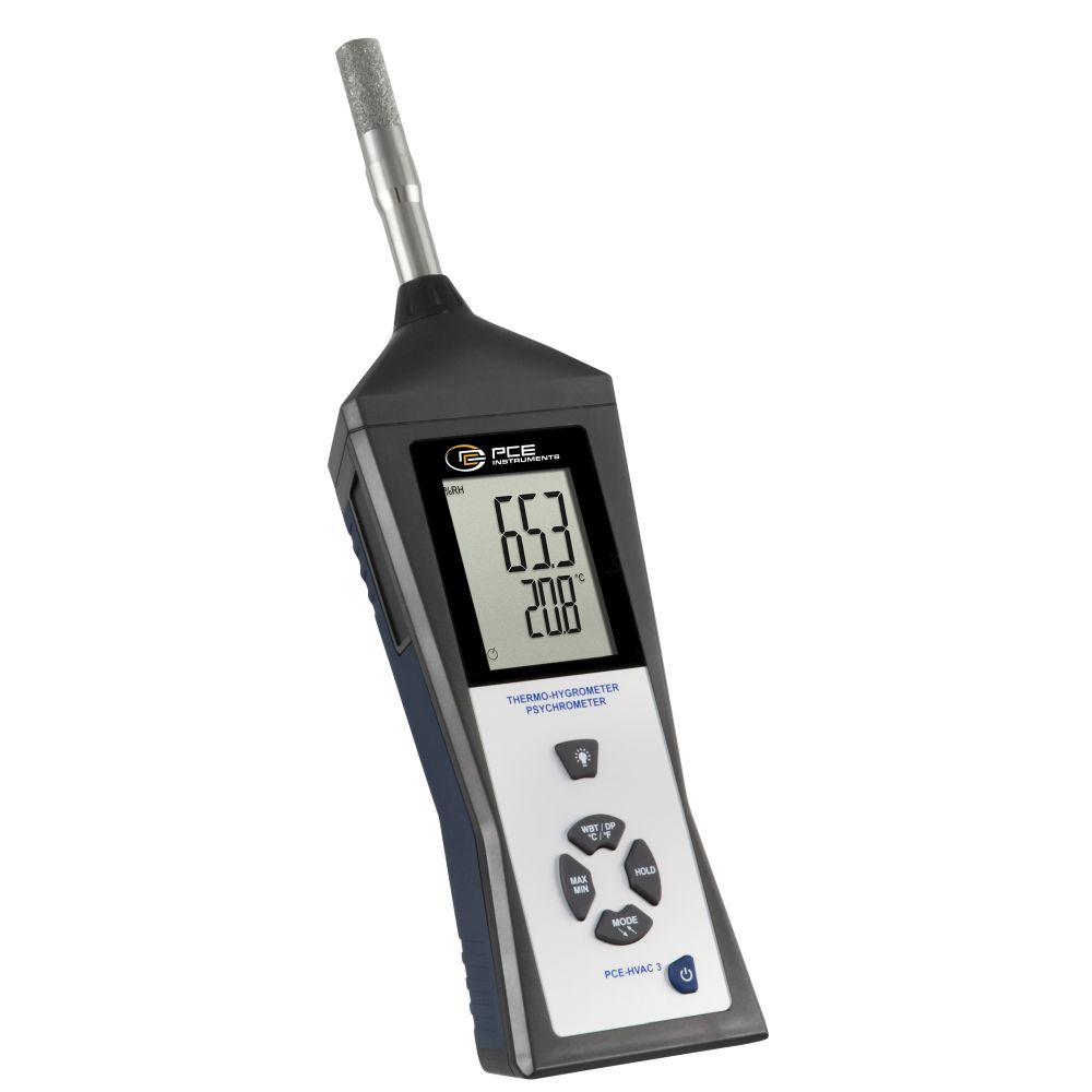 PCE-HVAC 3S Thermo-Hygrometer mit Dual-Display zur Klimaüberprüfung