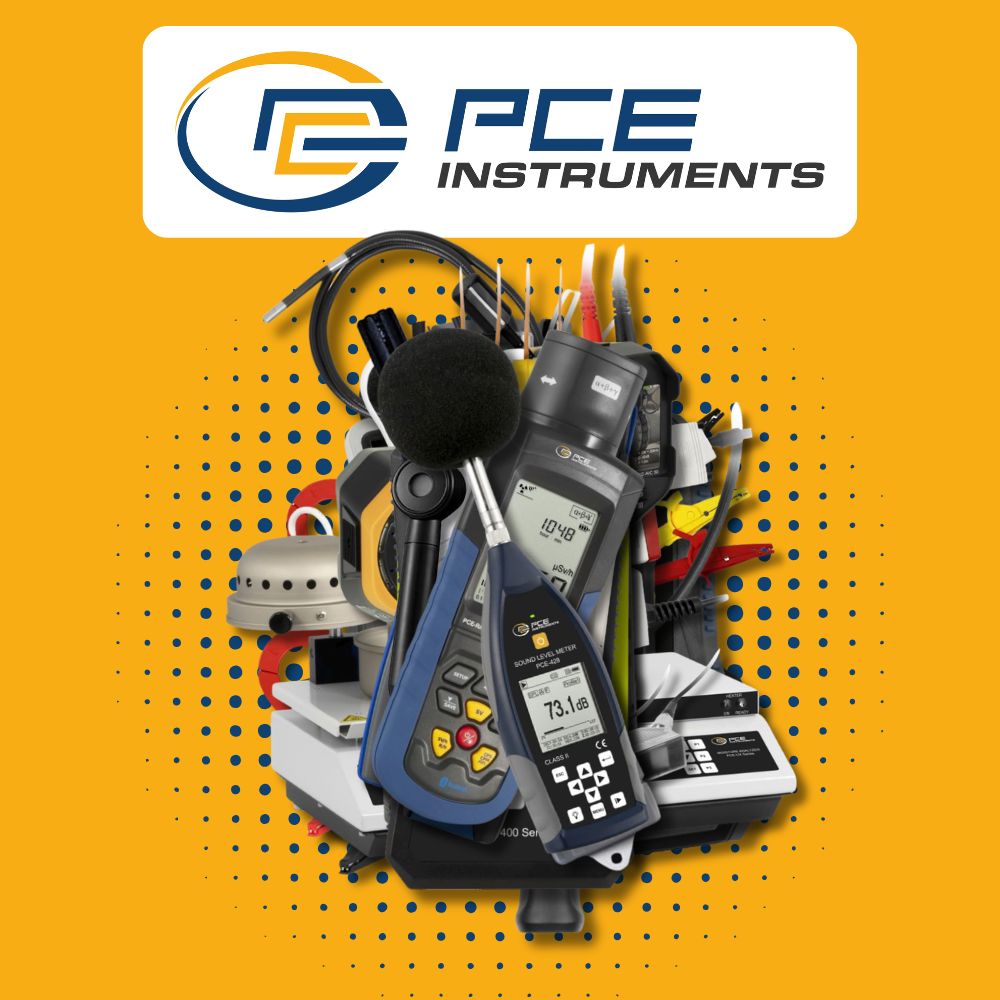 PCE Instruments ist neuer Partner von TOPA Professionelle Messtechnik für viele Anwendungen