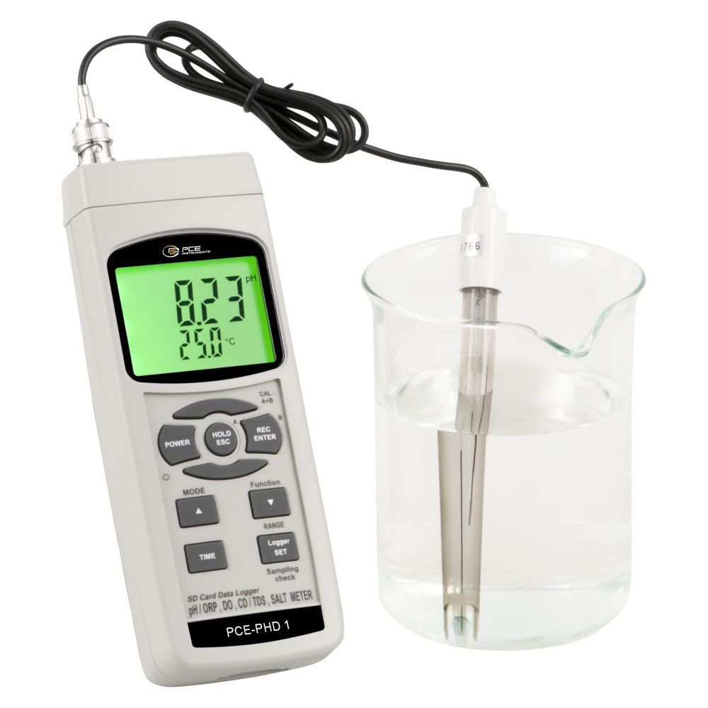 PCE-PHD 1 Leitfähigkeitsmessgerät und pH-Meter mit Datenlogger – Bild 6