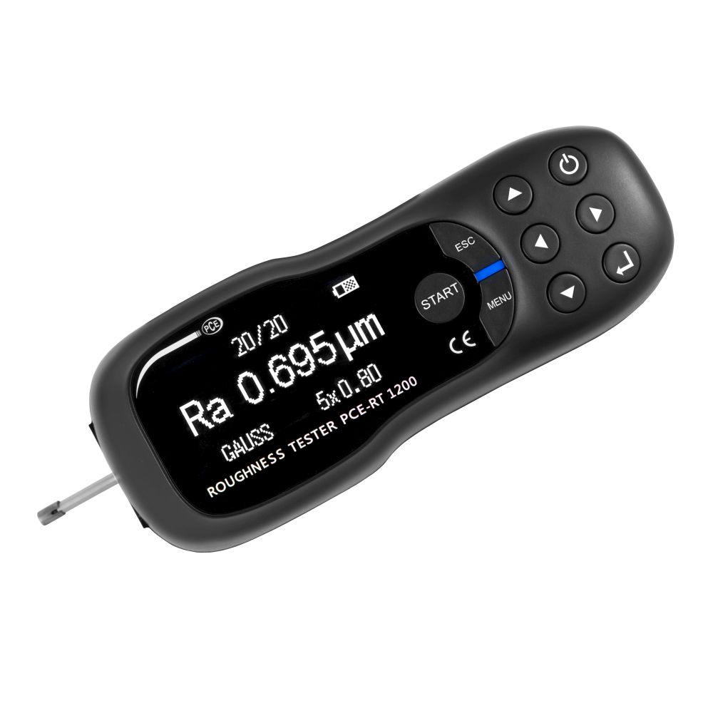 PCE-RT 1200 Rauheitsmessgerät mit Diamanttaster zur Oberflächenprüfung