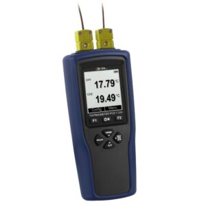 PCE-T 330 Digitalthermometer mit zwei Messkanälen und integriertem Datenlogger