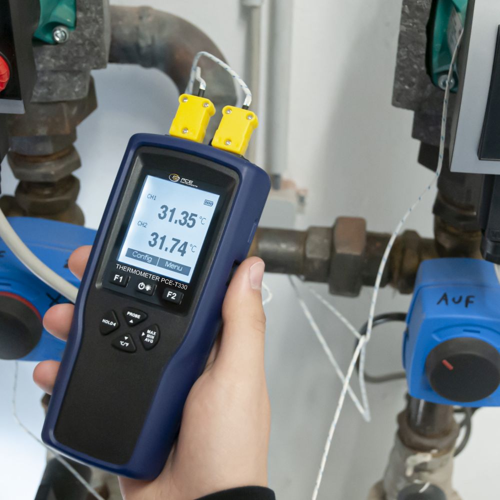 PCE-T 330 Digitalthermometer mit 2 Kanälen und Datenlogger – Bild 7