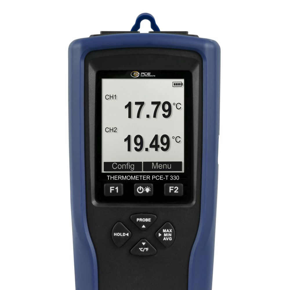 PCE-T 330 Digitalthermometer mit 2 Kanälen und Datenlogger – Bild 3