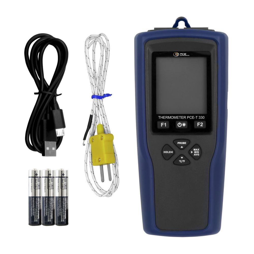 PCE-T 330 Digitalthermometer mit 2 Kanälen und Datenlogger – Bild 2