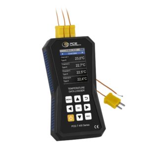 PCE-T 420 Temperaturdatenlogger mit vier Eingängen für Thermoelemente