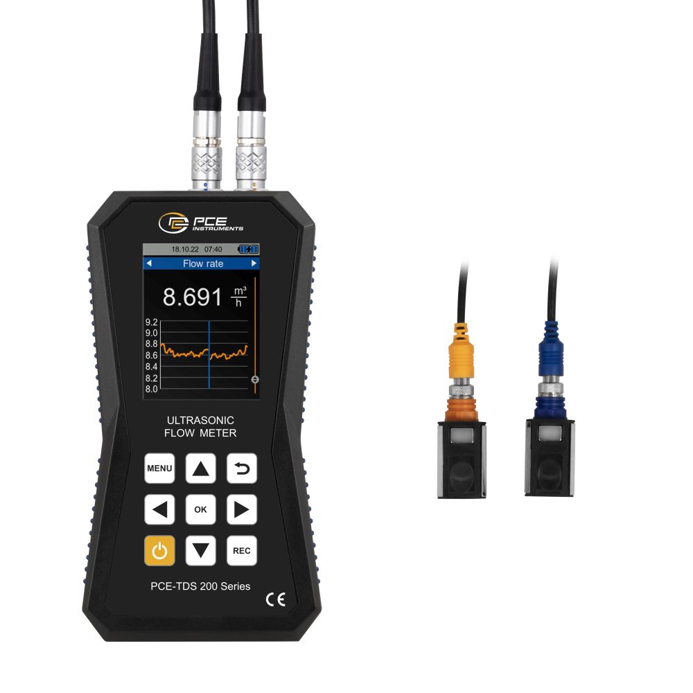 PCE-TDS 200 S Ultraschall-Durchflussmessgerät für DN 15 bis 100 – Bild 3