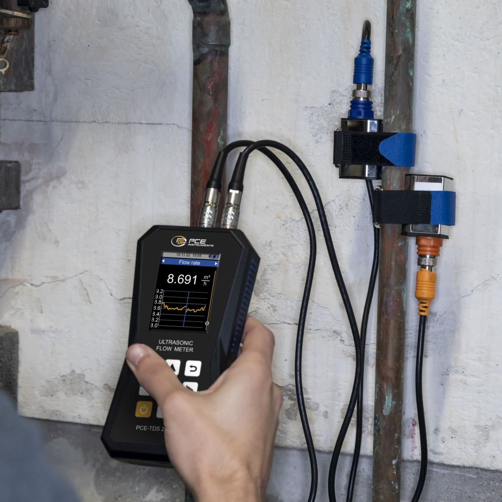 PCE-TDS 200 S Ultraschall-Durchflussmessgerät für DN 15 bis 100 – Bild 19
