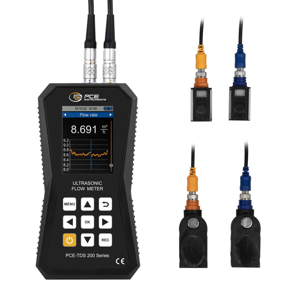 PCE-TDS 200 S Ultraschall-Durchflussmessgerät für DN 15 bis 100 – Bild 11