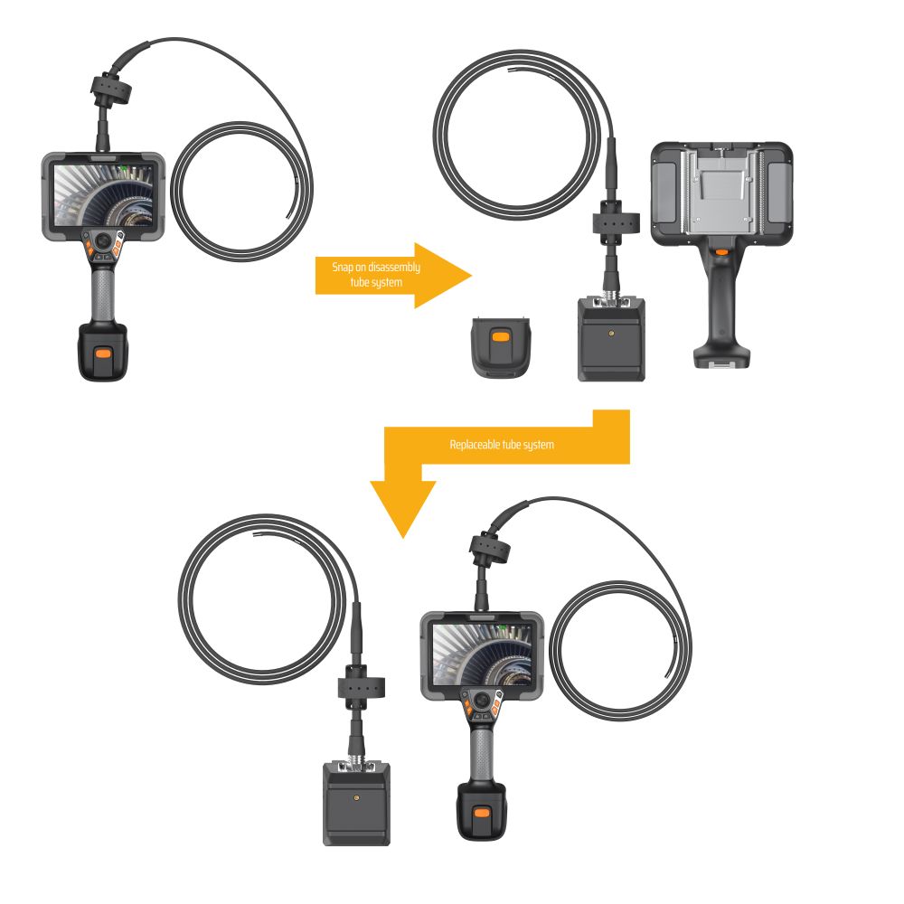 PCE-VE 1500-60500 Videoendoskop mit 5-m-Sonde und 4-Wege-Steuerung – Bild 23
