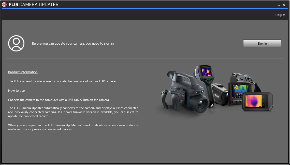 FLIR Camera Updater